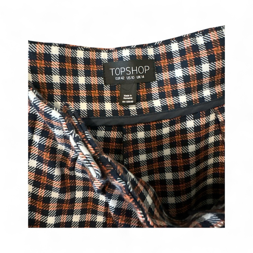 Topshop Plaid Pants - Picture 3 of 10